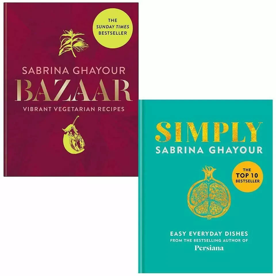 Sabrina Ghayour 2 Books Collection Set Bazaar Vibrant vegetarian, Simply Easy