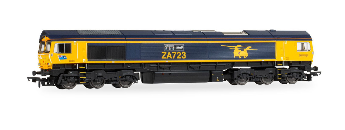 Hornby RailRoad Plus OO R30429 - Class 66 - GBRf - Chinook 66723