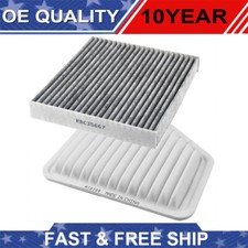 Engine & Cabin Air Filter 2PCS For 2005-2011 Toyota Avalon 2007-2011 Camry Rav4