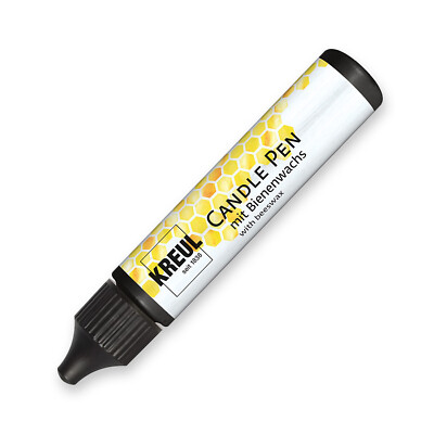 KREUL KerzenPen Hobby Line PicTixx schwarz Kerzenfarbe Verzieren Wachsfarbe 25ml