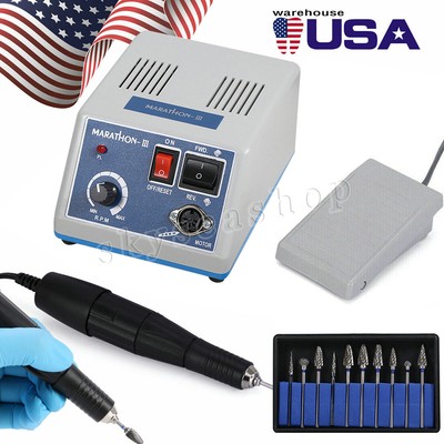 Dental Lab Marathon Electric Micromotor Polishing Unit /+35K rpm Motor Handpiece