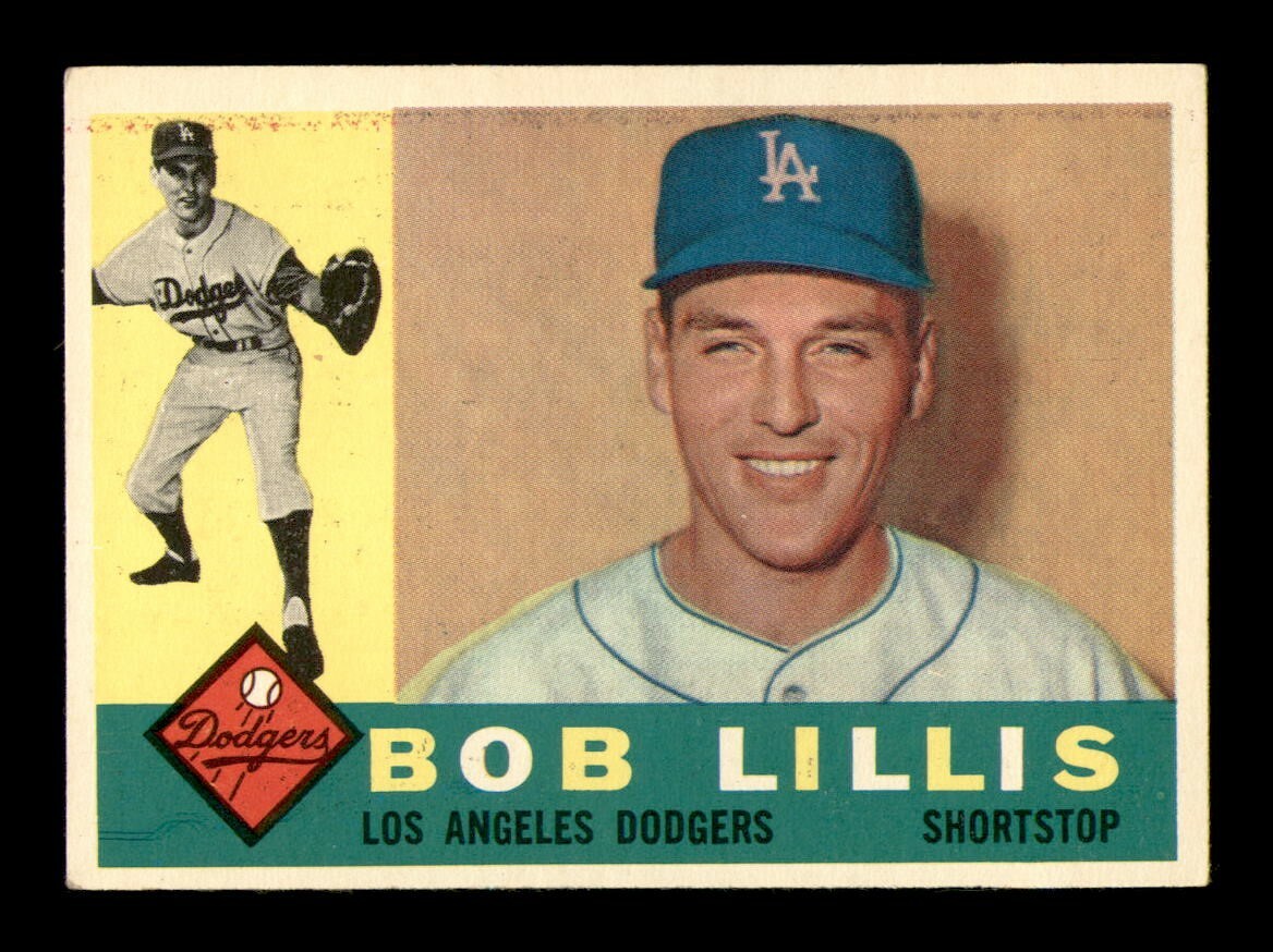 1960 Topps Set Break #354 Bob Lillis EX *tarjetas OBG*