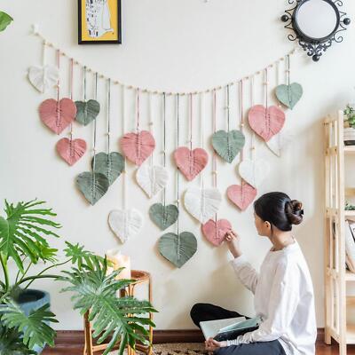 Makramee Wandteppich, Wanddeko Boho, zur Dekoration