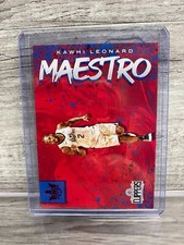 2019-20 Panini Court Kings Maestros Ruby #18 Kawhi Leonard Clippers /149