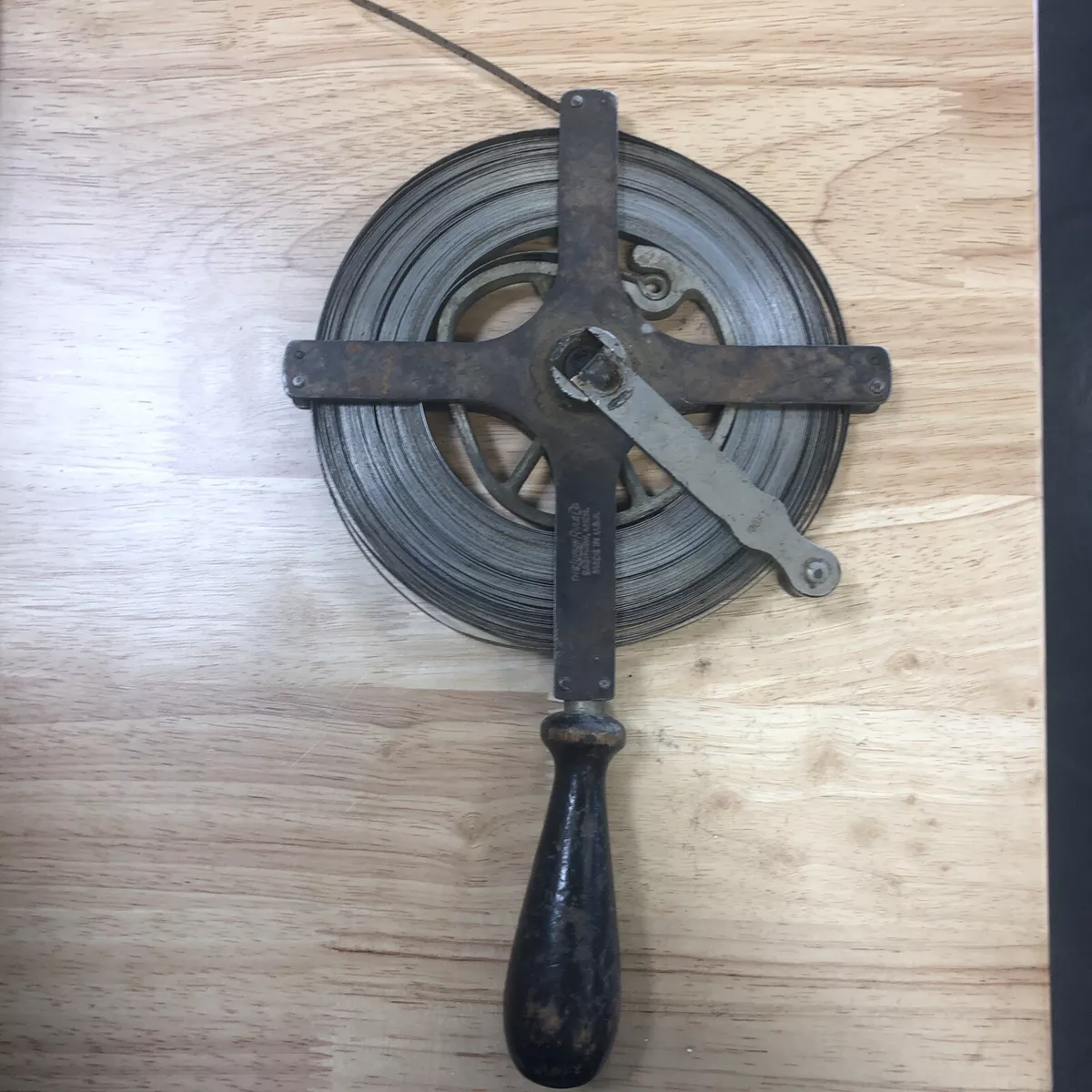 VINTAGE THE LUFKIN RULE CO. METAL TAPE MEASURE 100 FT Saginaw MI