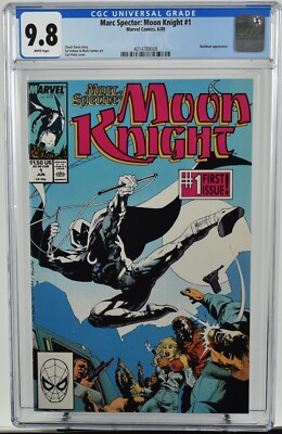 Marc Spector: Moon Knight #1 CGC 9.8 (1989) Bushman Appearance Marvel Comics