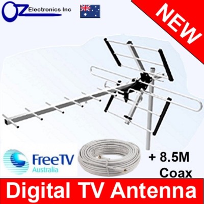 Greentek Outdoor TV Antenna UHF VHF FM AUSTRALIAN conditions