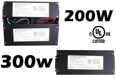 LEDupdates 24v 200w 300w Dimmable Triac LED Driver Power Supply for Strip Puck 