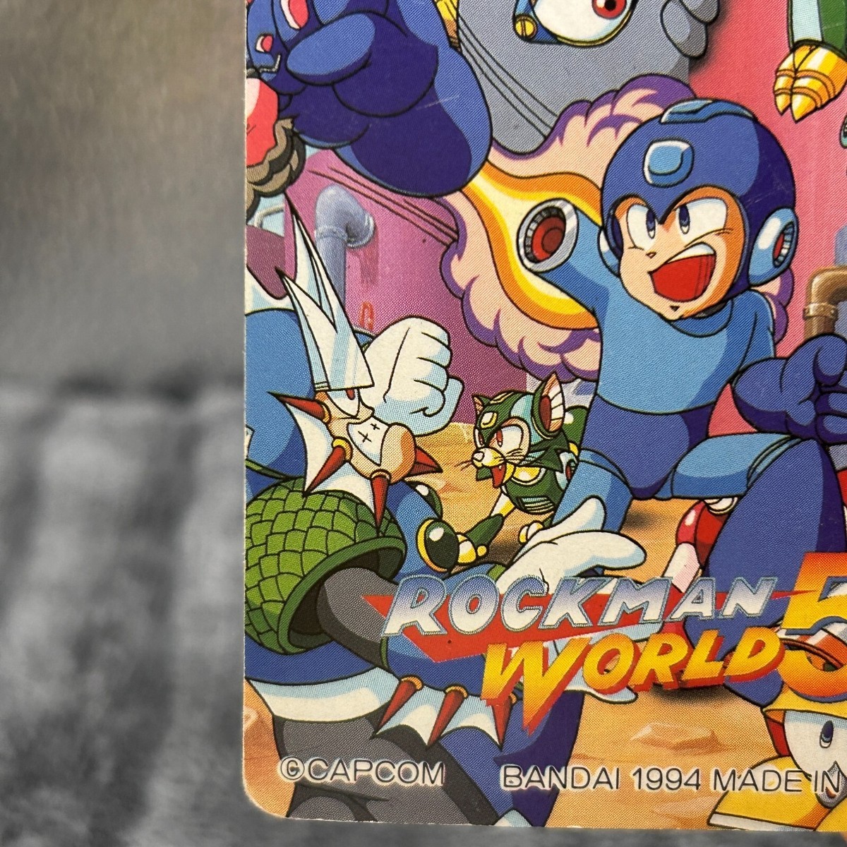 ロックマン5 Rockman World5 Dark Moon No.205 Bandai 1994 TCG Japanese F/S