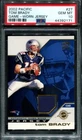 2002 Pacific Tom Brady Game Worn Jersey Card #27 PSA 10