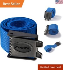 Lightweight 60-Inch Diving Weight Belt with Quick-Release Buckle - Unisex Style