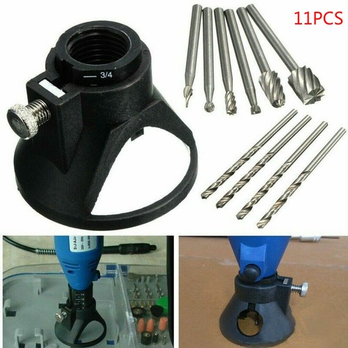11x Fresa Broca Espiral Amoladora Herramienta Accesorio Madera para Mini Dremel - Imagen 11 de 12
