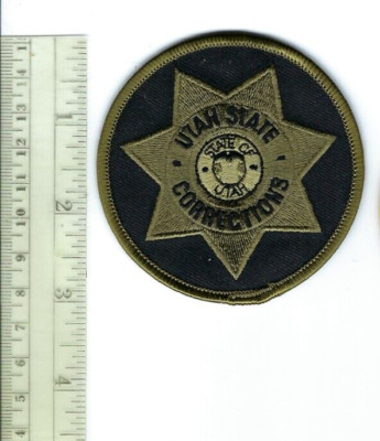 Utah State Corrections UT DOC Jail Prison SUBDUED 3'' patch - NEW!