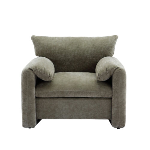 Chenille Oversize Armchair Accent Chair Single Sofa Lounge Chair for Living Room - Picture 11 of 20
