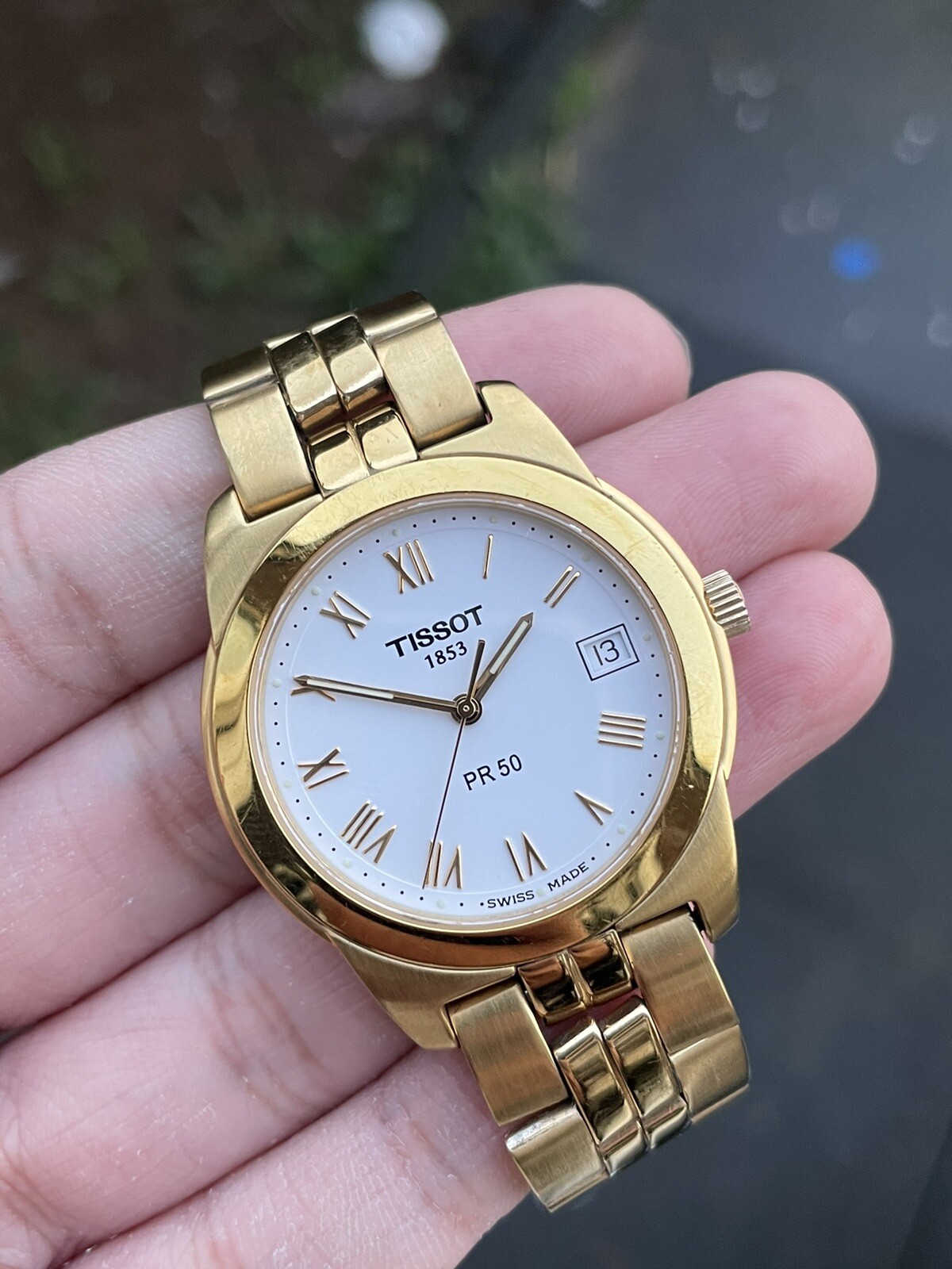 tissot 1853 dourado original preço
