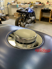 BMW K75/100/1100 Fuel Tank Cap SILVER+SILVER