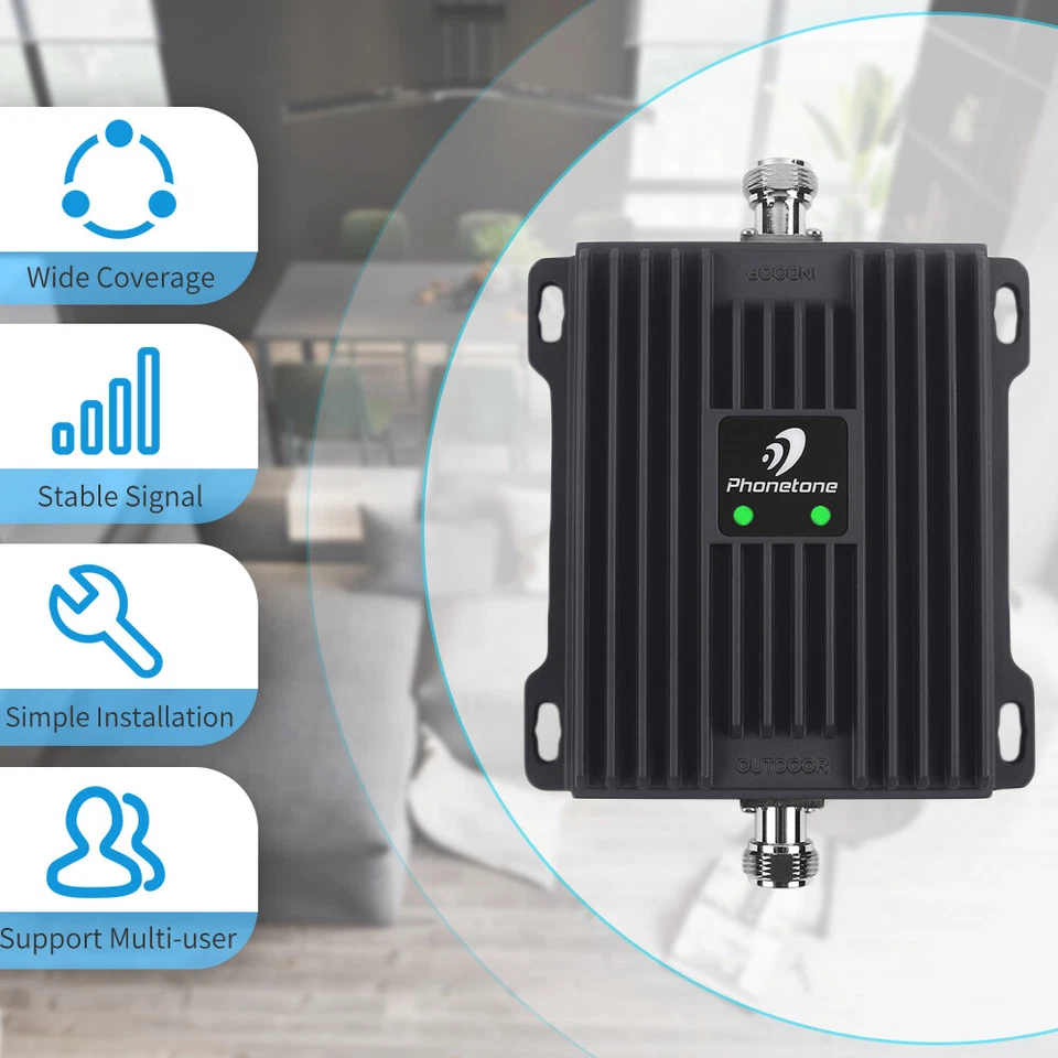 5G 4G LTE Cell Phone Signal Booster AT&T Verizon 700MHz Band 12/13/17 Voice Data - Image 3 of 4
