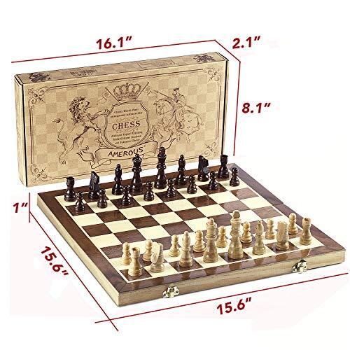 amerous-chess-set-15-x15-folding-magnetic-wooden-standard-chess-game