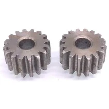 2pcs 1 Mod 16T Spur Gear 45# Steel Motor Pinion Gear Thickness 10mm