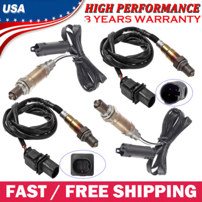 For 2003 2004 2005 2006 BMW 330CI 3.0L 325CI 2.5L 4x Up+Down Oxygen Sensors