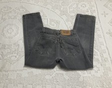 Rare 80s Vintage Levi  s 512 Black Tab Jeans Gray Faded Boys Size 8 Youth Slim