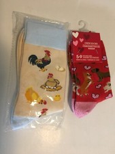 THANKSGIVING TURKEY Crew Socks  Christmas Socks Women's