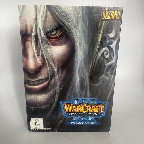 Warcraft Frozen Throne PC/MAC CD-ROM Blizzard Big Box Expansion Set Free Post