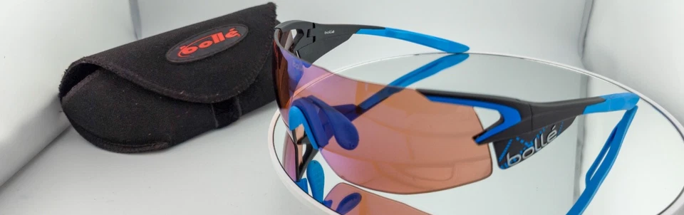 Gafas de sol Bolle 5th Element Pro Wrap Shield azul/negro 12071 ciclismo - Italia
