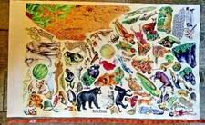 Story Time Felts - 38" X 22.5" Story Teller Rain Forest Flannel Board Set