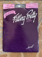 Vintage 1985 Pantyhose Hanes Fitting Pretty Queen Size, Sheer 251, Sandalfoot
