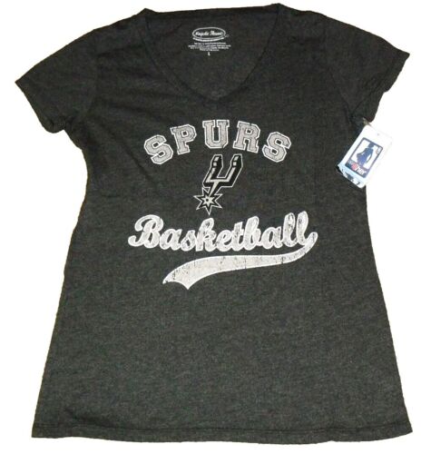 Kawhi Leonard Womens San Antonio Spurs V-Neck Two Sided T-Shirt sz Large New NBA