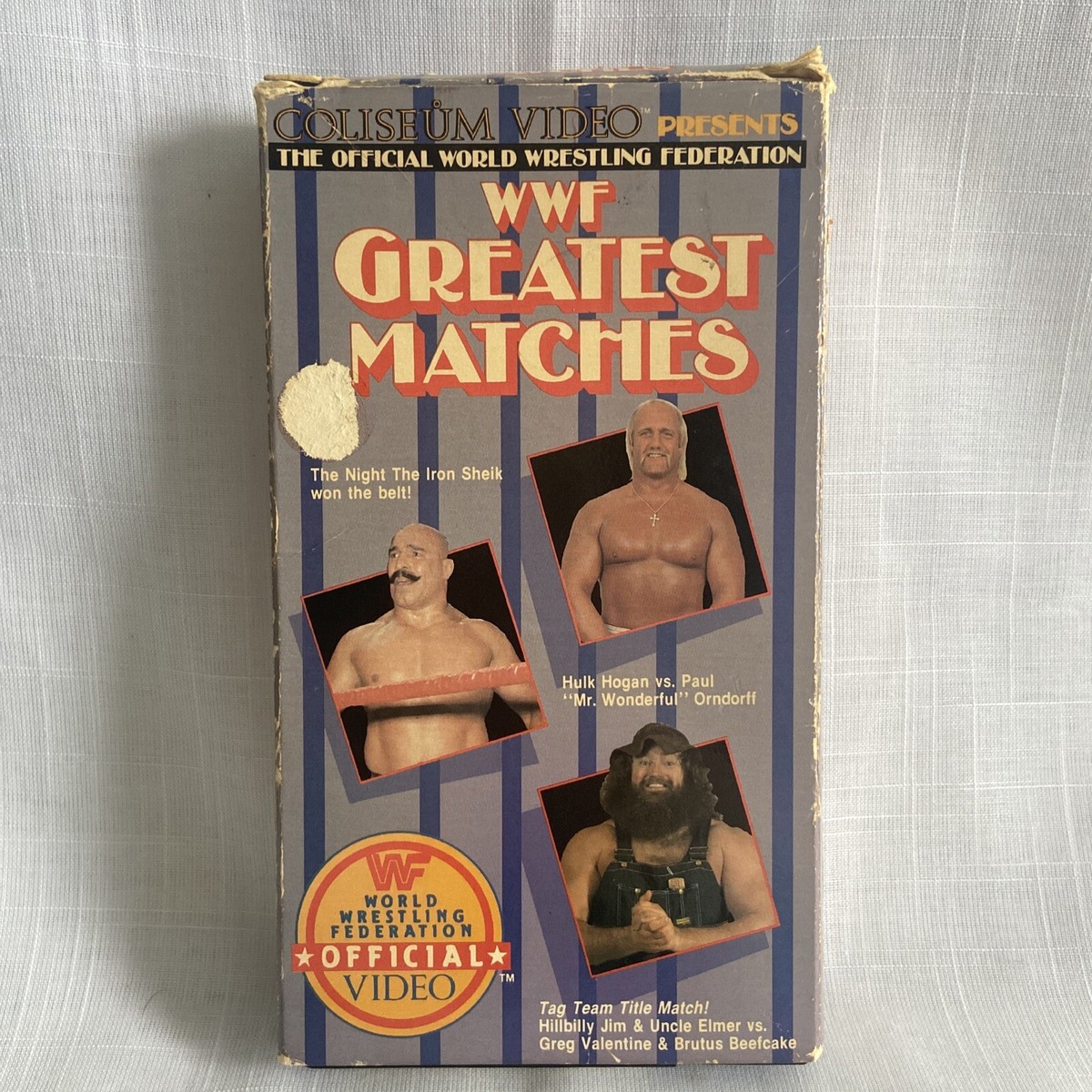 Wrestling Greatest Matches WWF Coliseum Video VHS Tape 86635000134