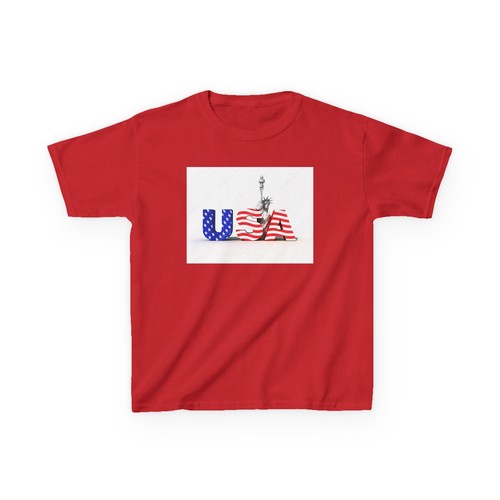 Patriotic Kids Tee, USA T-Shirt, Childrens Independence Day Shirt, 4th of July - Picture 90 of 93