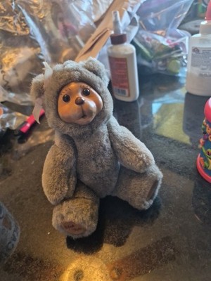 1990 Applause  Raikes Bears 7'' Gray ￼Bear w/tag