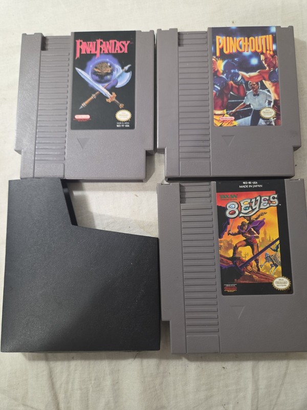 Nintendo NES Lot of 3 Games Nintendo Entertainment System 1980's. 