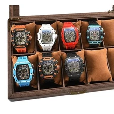 Richard Colorful Rapper Mille Deal Skeleton Multicolor Watch Fashion Style