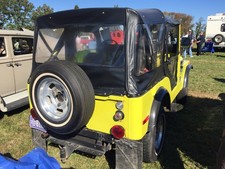 Yellow Jeep Cj-5 Off-road Vehicle Classic Car Show Photo Print Reprint