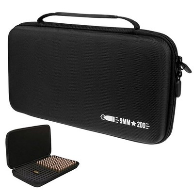 9mm Ammo Box 50/99/200 Rounds Ammunition Storage Bag Bullet Holder Case Outdoor