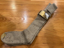 2 pairs Vintage Gold Toe Knee High Socks 9-11 shoe size 6-8 cotton khaki brown