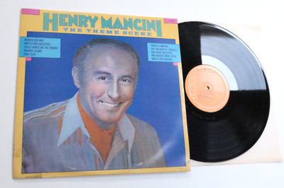 HENRY MANCINI - THE THEME SCENE LP N MINT VINYL UK Demo Promo TV Show Disco