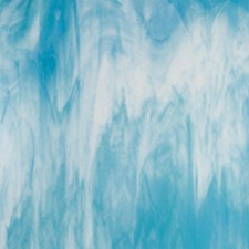 Stained Glass Supplies - WISSMACH GLASS SKY BLUE OPAL Small 8" x 12" 