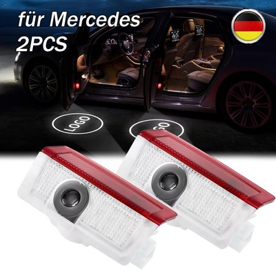 2x Mercedes Einstiegsbeleuchtung Türbeleuchtung Lampe Zubehör Autotür Licht LED
