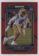 2023 Panini Prizm Draft Picks Red Prizm /299 BJ Ojulari #165 3hd