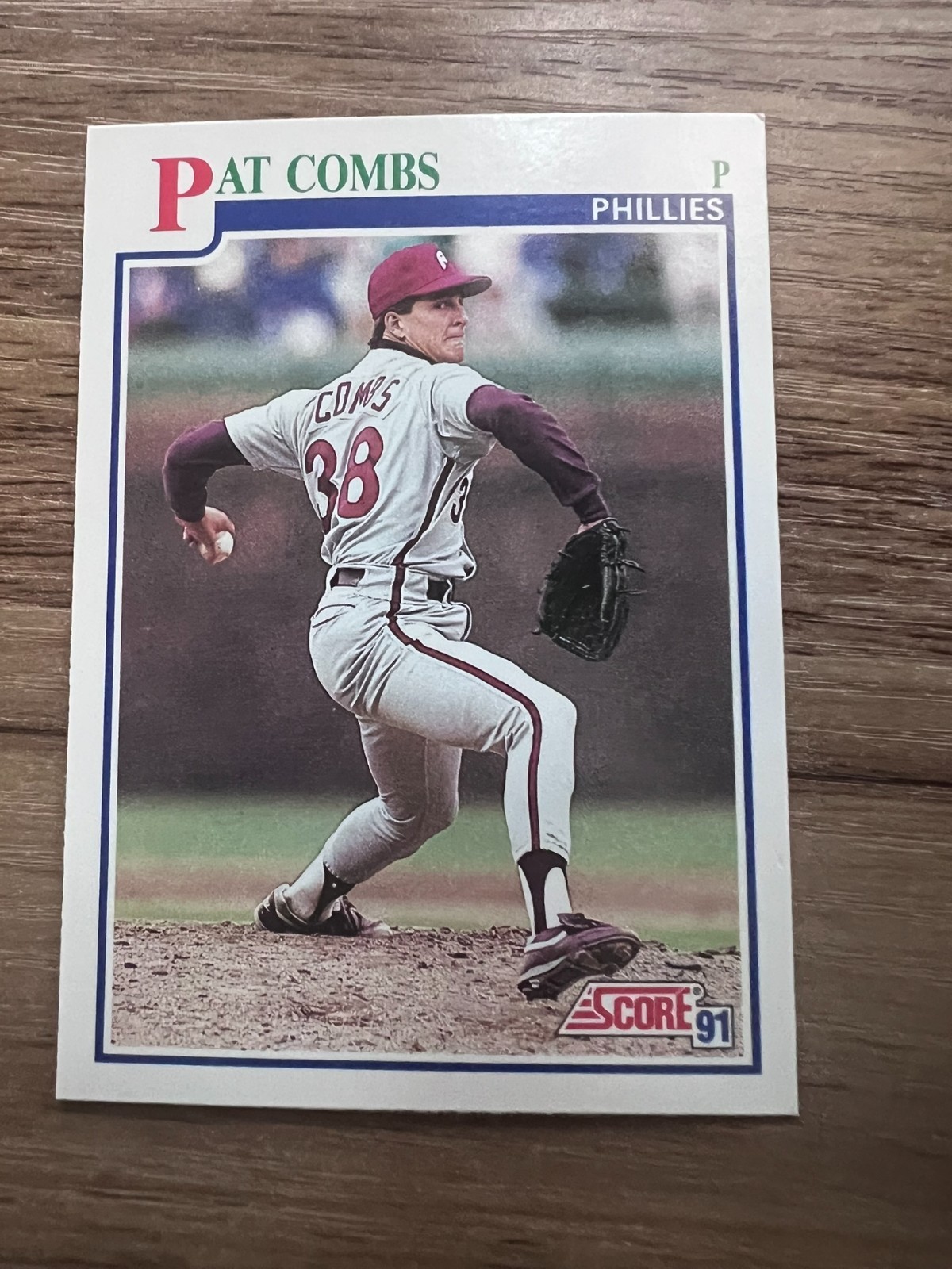 1991 Score - Pat Combs #440-Phillies