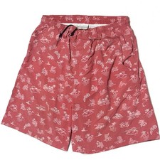 Columbia PFG Omni-Shade Board Shorts Men  s S Coral Tropical AOP Swim Trunks 8  
