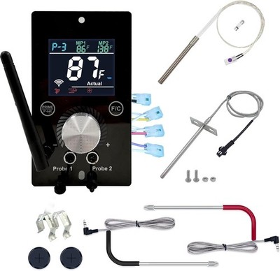 Universal Upgraded WiFi PID Controller Kit Replacement for Pit Boss,Traeger,Z G