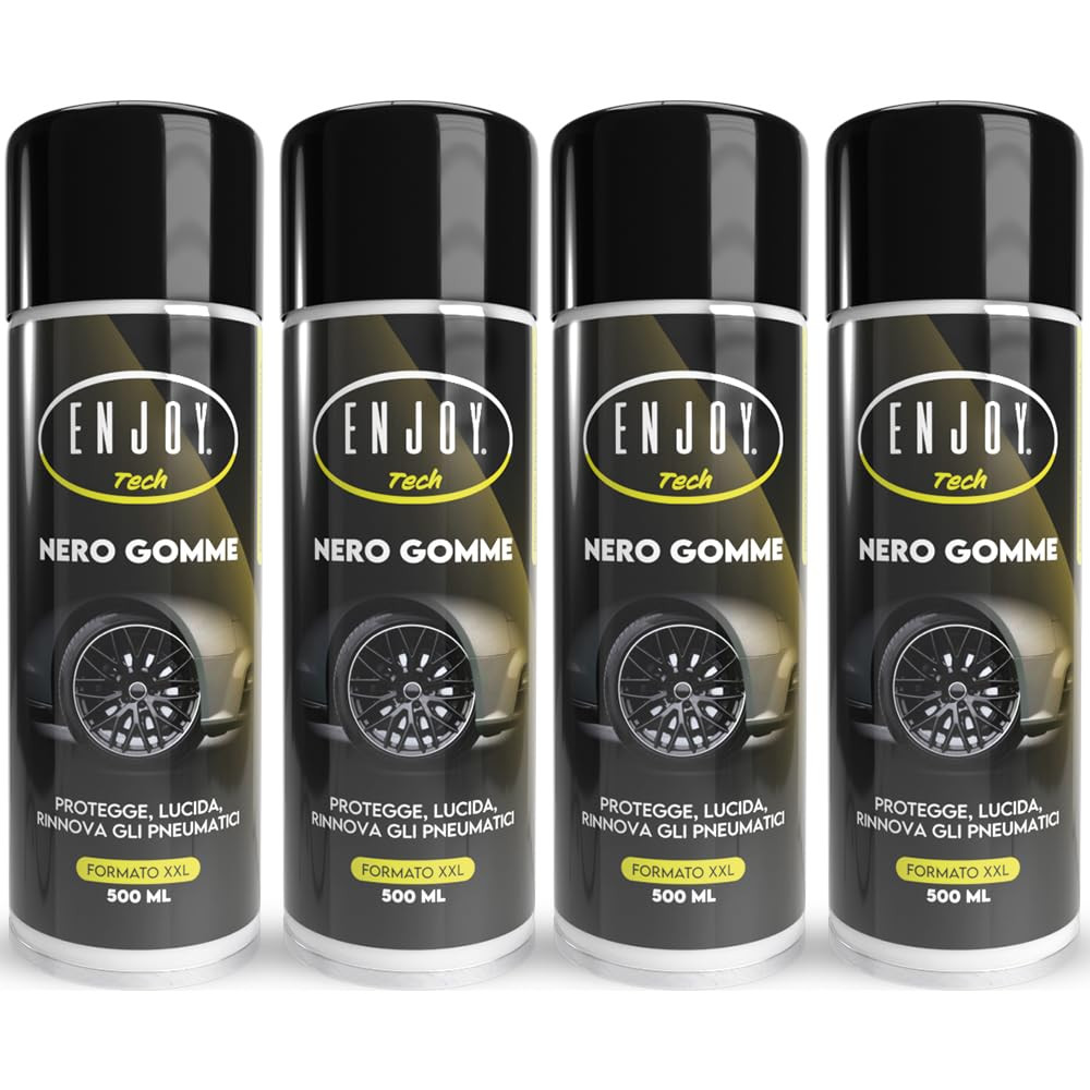 Lucidante Pneumatici Effetto Bagnato 500ml - Protezione Gomma Auto N