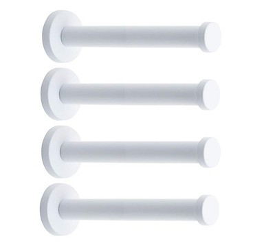 Classic White Stainless Steel Single Super Heavy Duty Wall Mount Hook Coat