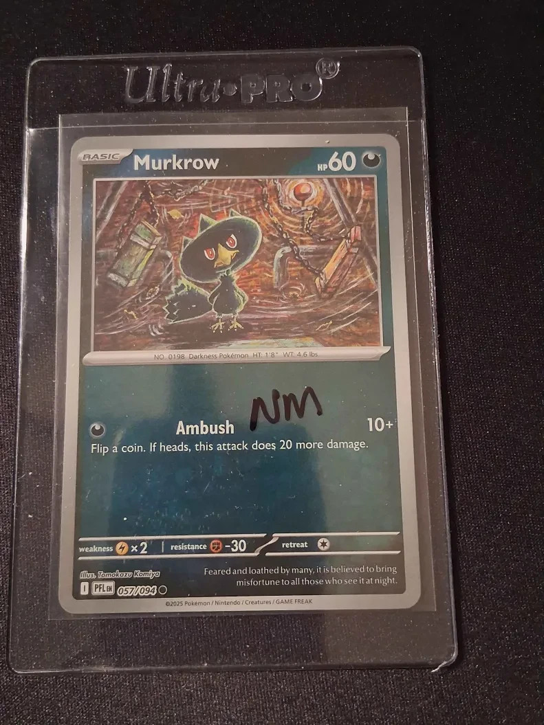 Murkrow 057/094 Me02: Phantasmal Flames Reverse Holo