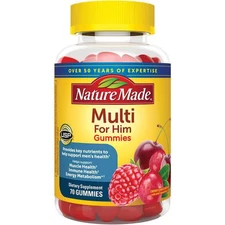 Nature Made Multi For Him Gummies - Cherry & Mixed Berry 70 Gummies